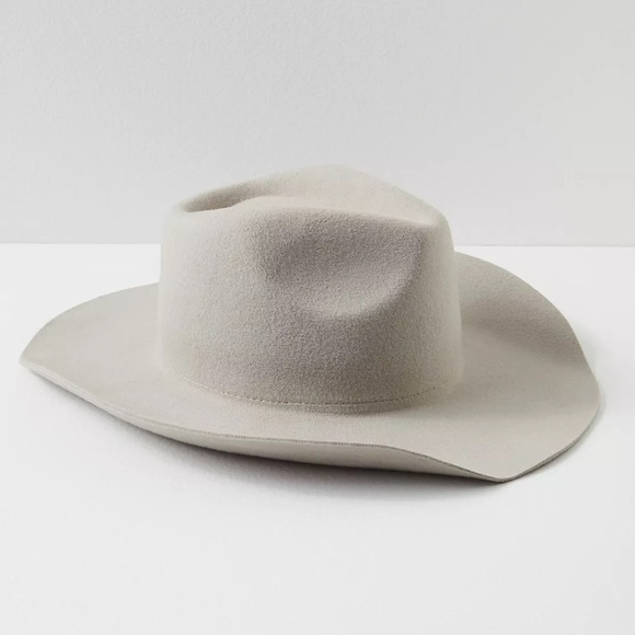 Free People Soft Turn Felt Cowboy Hat❤️ NWT - Picture 7 of 9
